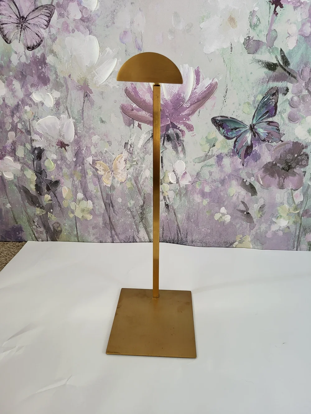 Purse Or Bag Stand In Gold Color For Display Selling Posh
